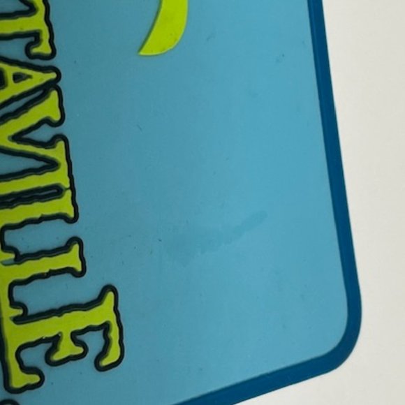 Jimmy Buffet Margaritaville Luggage Backpack ID Tag Blue Green Palm Tree 2.5"x4" - Picture 10 of 10